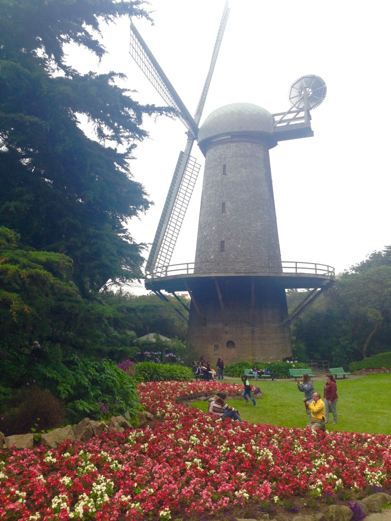 The Dutch Windmill was built in 1902, before its much-bigger sister, and is now the whimsical focal point of the bright and beautiful Queen Wilhelmina Tulip Garden, intricately speckled with thousands of vibrantly colored bulbs.