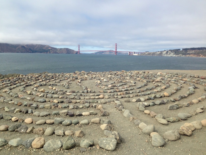 Walking the stone-guided paths of this labyrinth—with the waves crashing below—is the best type of meditation.