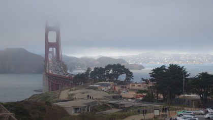 Marine layer vs. the Golden Gate Bridge