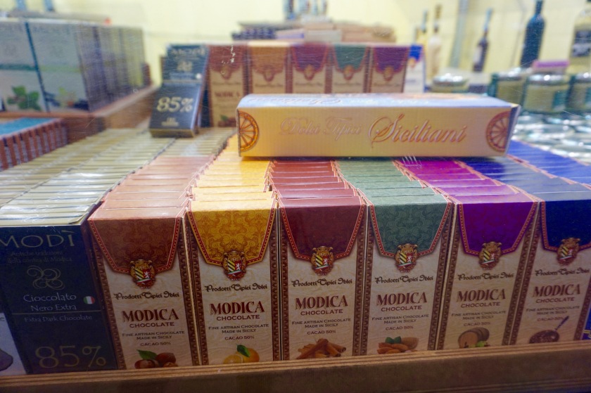 Cioccolato di Modica: Specialty chocolate from Sicily with an especially grainy texture that allows the cacao to bounce off every individual tastebud. Small highly recommends the 85% variety.